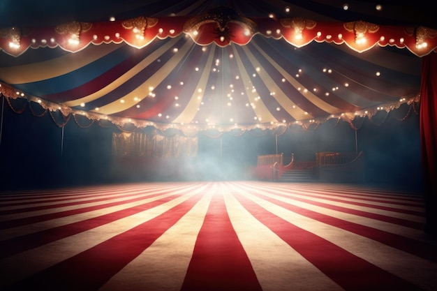 Circus background Illustration AI GenerativexA