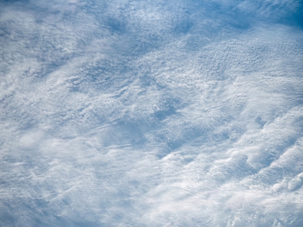 Cirrus-Cumulus clouds in a blue sky.