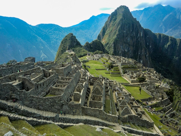 Citadel of Machu Picchu in Cusco Peru