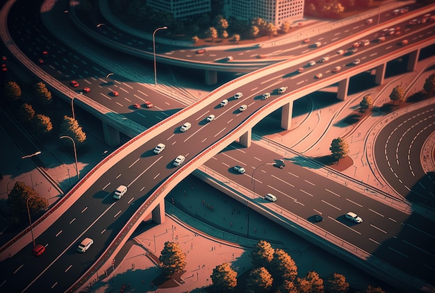 Cities skylines and highways