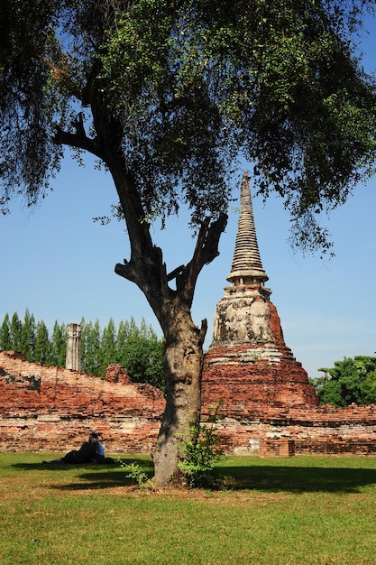 city of Ayuthaya, antique capital o Siam Empire and a very famous tourist destinations