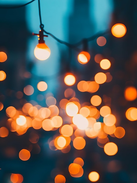 City Bokeh Lights A Nighttime Urban Dream