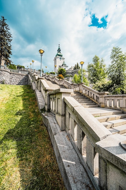 City center Ruzomberok is a town in northern Slovakia in the historical Liptov region