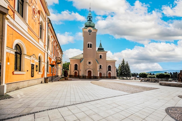 City center Ruzomberok is a town in northern Slovakia in the historical Liptov region