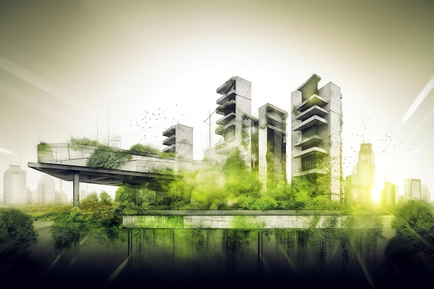 City dedicated to sustainable engineering and environmental responsibility Urban development