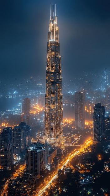 a city in the fog