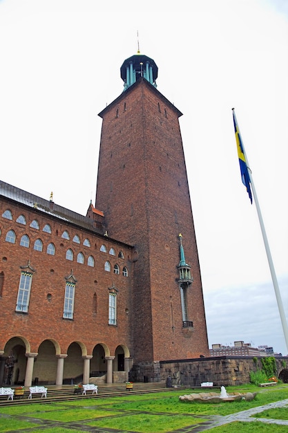 The city hall of Stockholm Sweden