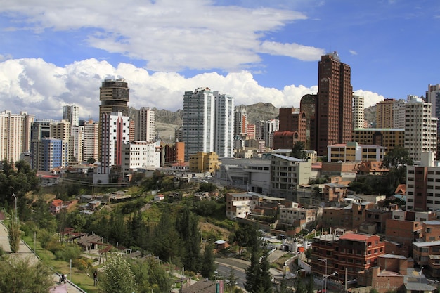 City of La Paz Bolivia