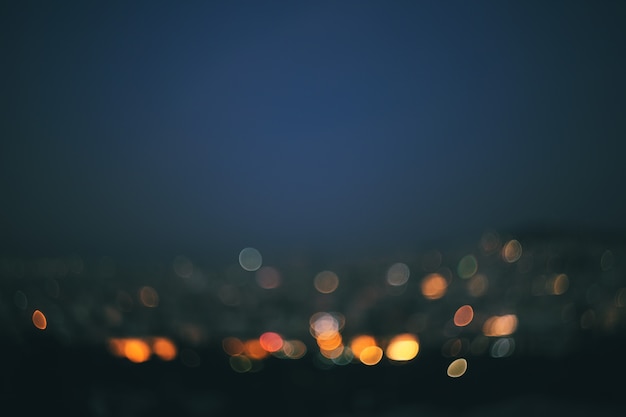 City at night,bokeh background