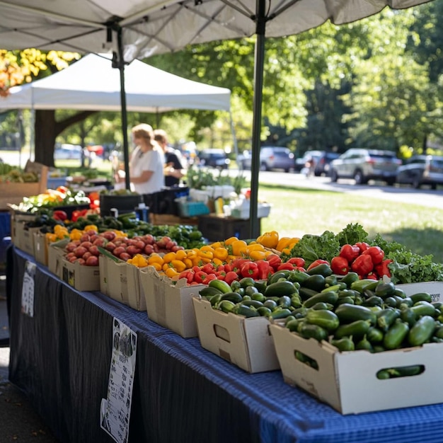 Photo city parks hosting farmers markets