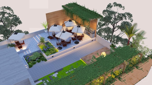 City Retreat Designing a Rooftop Lounge with Chic Furniture and Relaxing Vibes