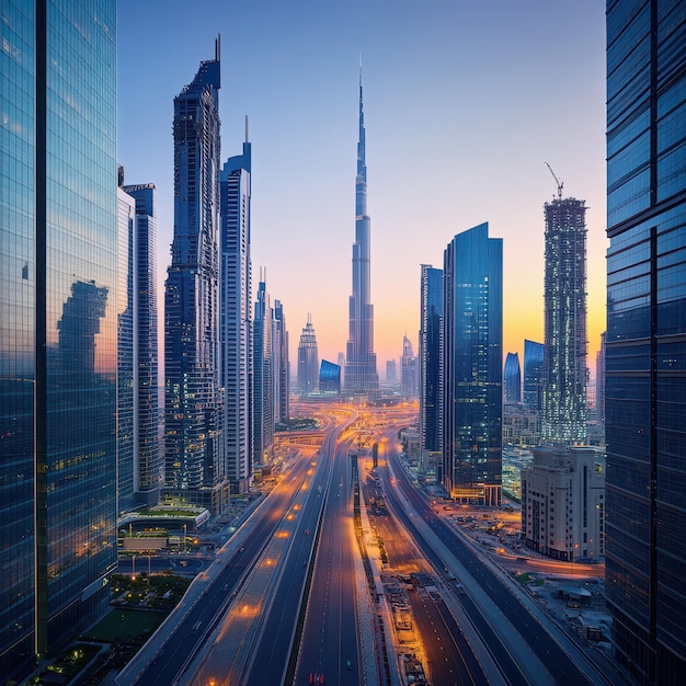 a city skyline with a sky background and a cityscape in the background