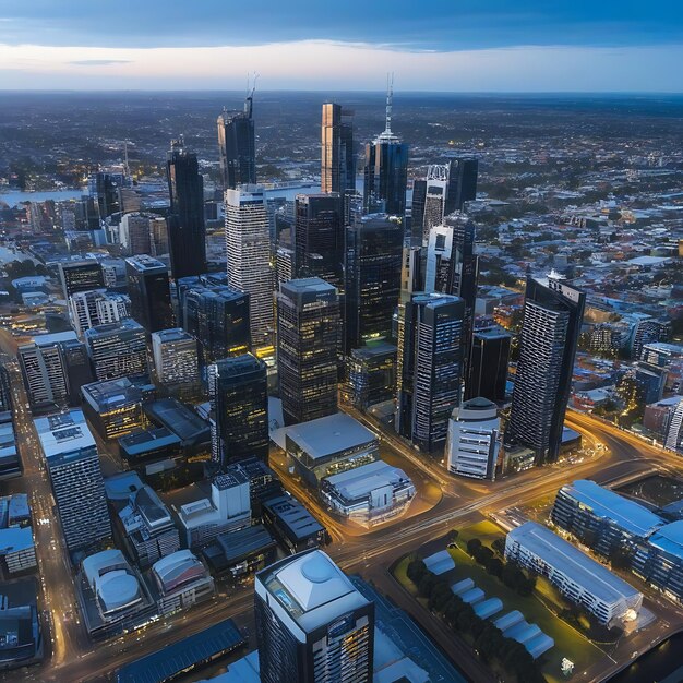 a city skyline with a view of the city skyline