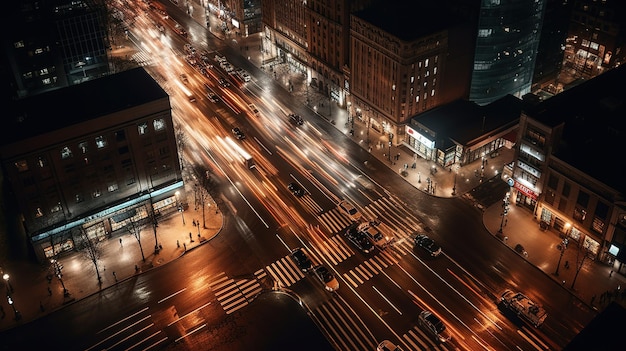 A city street at night with a sign that says'the city is a place where you can find your own '