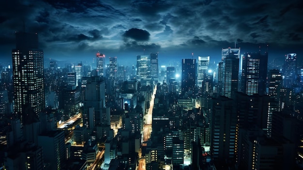 City wallpaper background design Cityscape