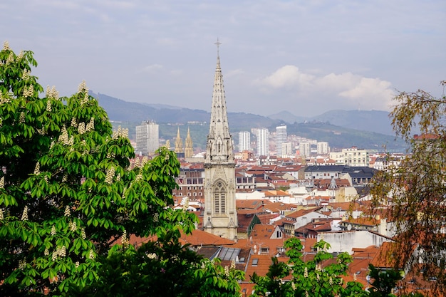 cityscape from Bilbao city Spain travel destinations