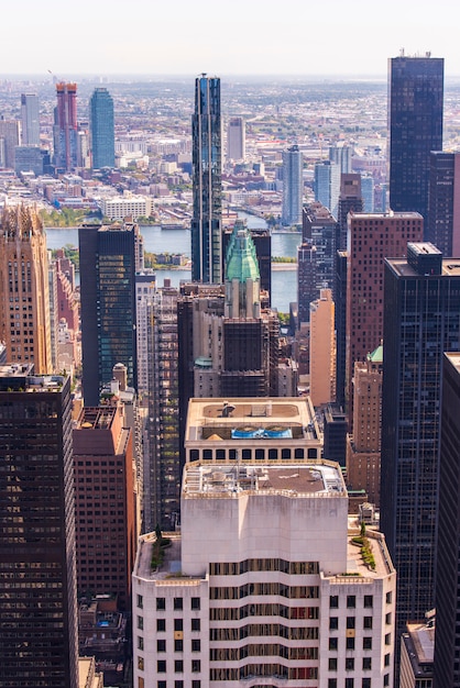 cityscape of the New York city