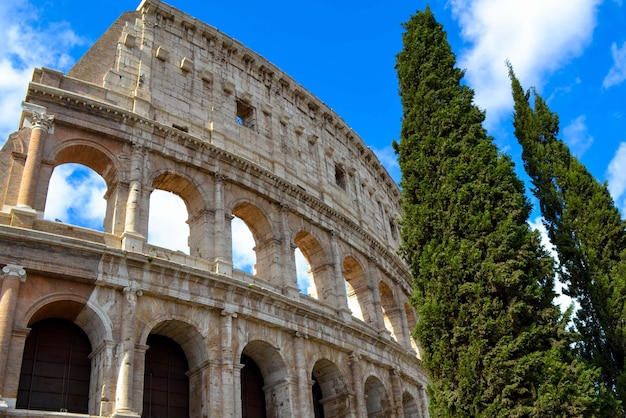 cityscape of the rome ancient centre italy