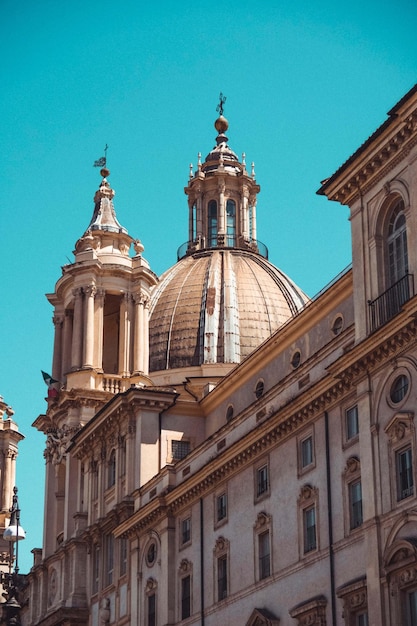 cityscape of the rome ancient centre italy