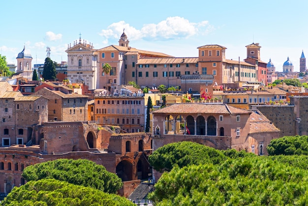 Cityscape of Rome Italy