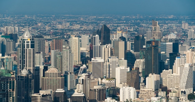 Cityscape and skyline of Bangkok City, Thailand.