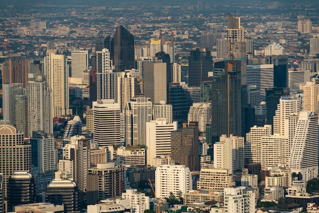 Cityscape and skyline of Bangkok City, Thailand.