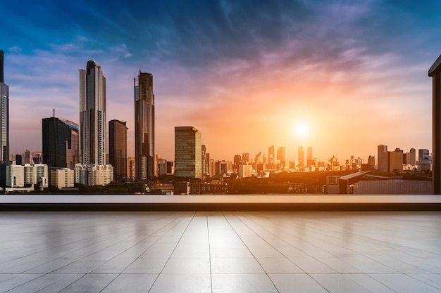 a cityscape with a view of the city