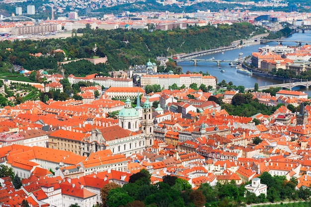 Cityscaspe of Hradcany district from above,Prague,  Czech Republic