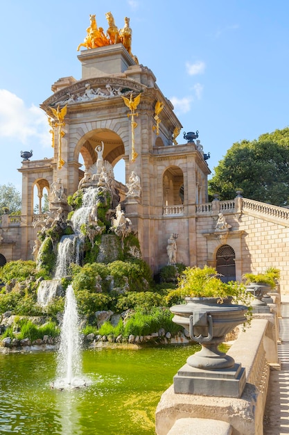 Ciutadella park in barcelona