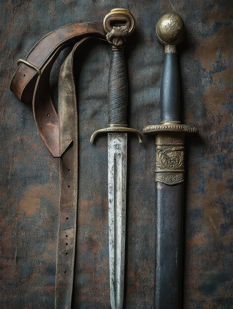 Photo civil war era infantry officers sword and scabbard