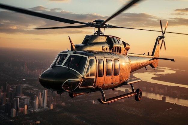 civilian helicopter HD 8K wallpaper Stock Photographic images