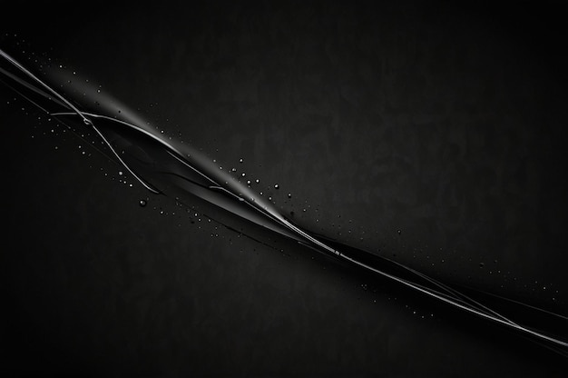 Classic Black Background with Subtle Gloss for Professional Graphics