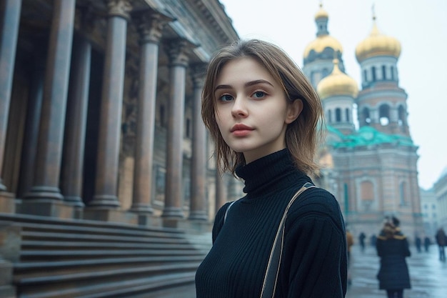 Classic Black Dress for Employees photo