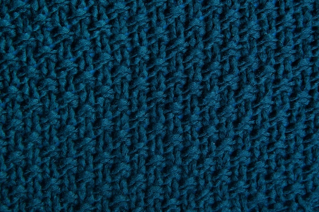 Classic blue fabric blank of canvas knitwear texture fabric  fashionable color pattern for clothes