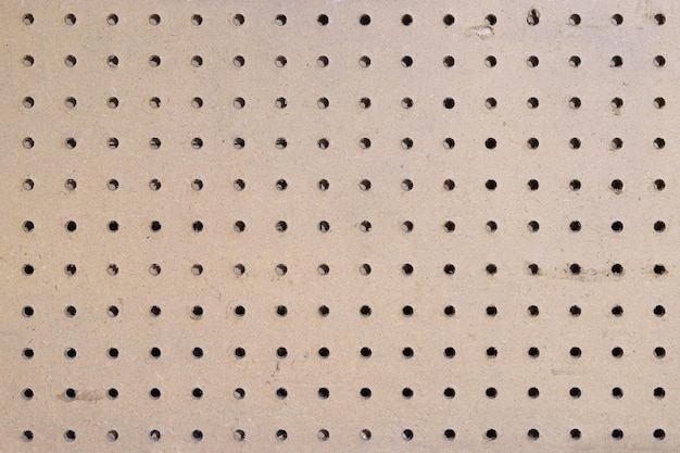 Classic Brown Pegboard Background