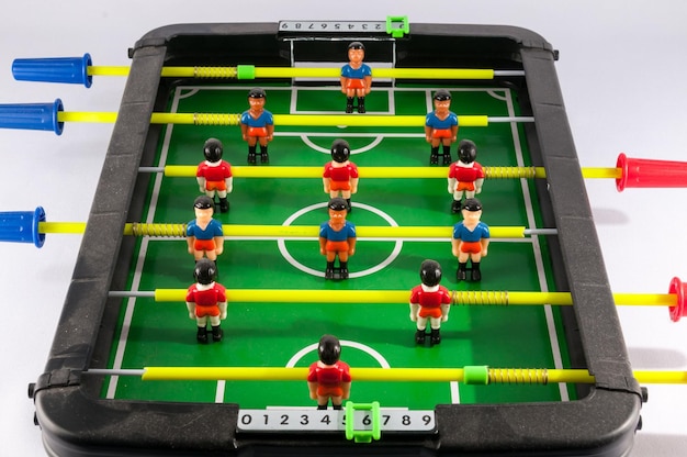 Classic Colored Plastic Foosball Football Toy Game