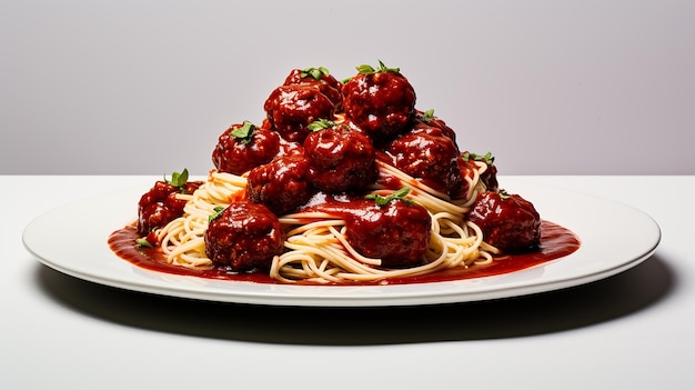 Classic Comfort Meatballs with Spaghetti Delight