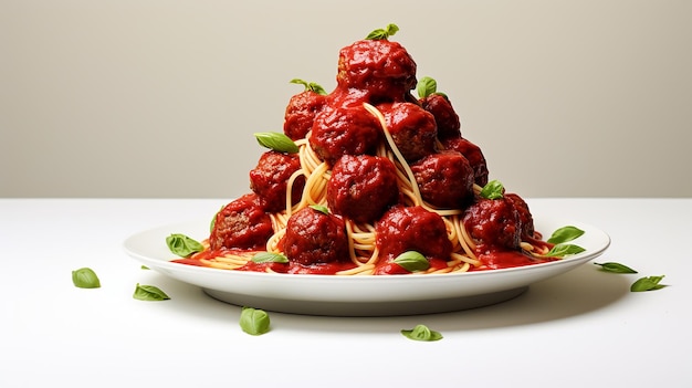 Classic Comfort Meatballs with Spaghetti Delight