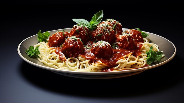 Classic Comfort Meatballs with Spaghetti Delight