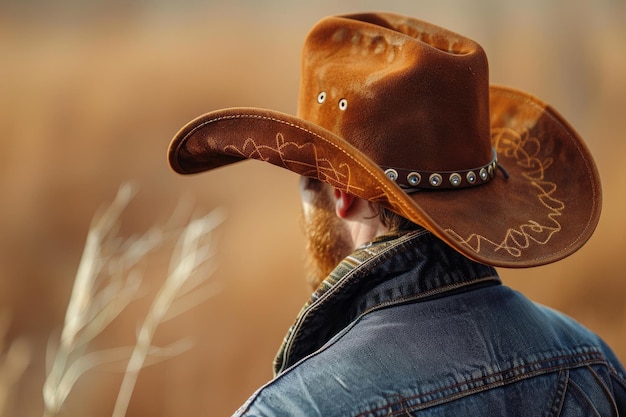 Classic Cowboy Hat Isolated on a White Background