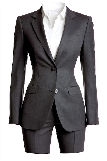 Classic Dark Gray Womens Suit