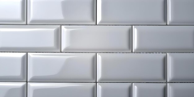 Photo classic geometric pattern white ceramic mosaic rectangle tile concept ceramic mosaic tile geometric pattern white classic rectangle