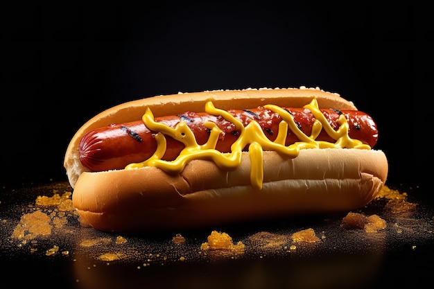 Classic Hot Dog with Mustard