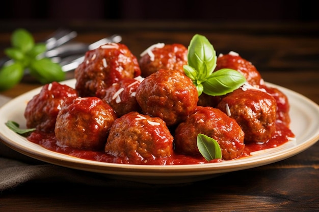 Classic Italian Meatballs Food photo