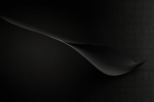 Classic Jet Black Background with Smooth Texture for Versatile Graphics