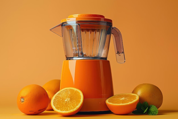 Photo classic juicer on solid surface