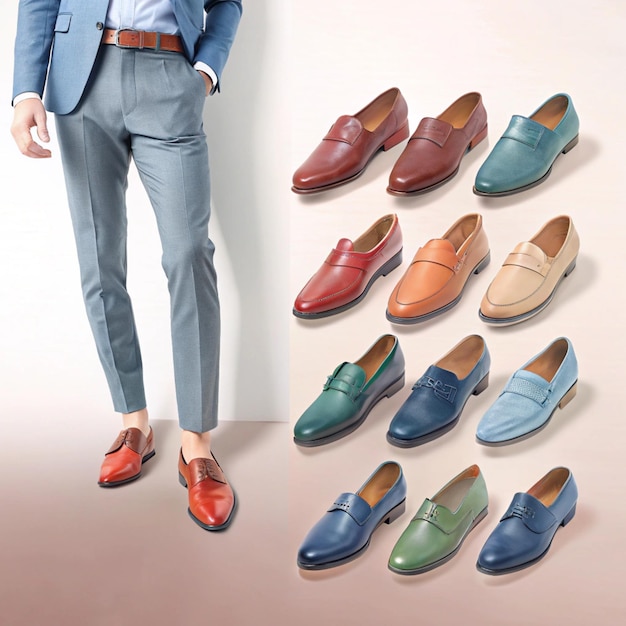 Photo classic loafers collection for posters