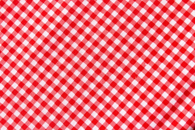 Classic pink plaid fabric or tablecloth background