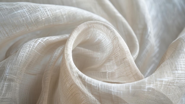 Classic refinement in linen paper tablecloth Understated elegance concept AI Image