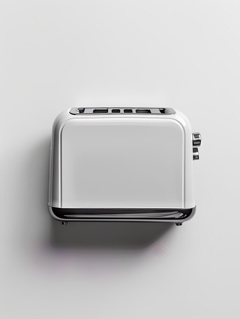 Classic Retro Toaster in Sleek Silver Finish